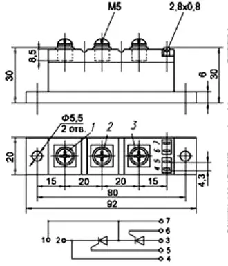 МТТ4/3-80-6 силовой модуль фото 3 МТТ4/3-80-6 силовой модуль фото 3