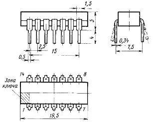 К155ЛИ1 микросхема фото 2