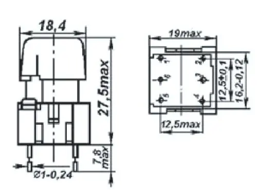 ПКБ7-3 переключатель серые. фото 3