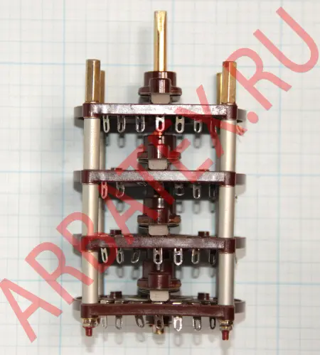 ПЩ-15П4Н1 переключатель щеточный фото 4 ПЩ-15П4Н1 переключатель щеточный фото 4