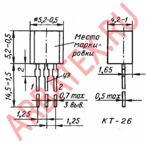 КУ503А тиристор фото 3