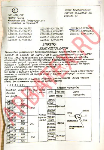 2Д215Б2 диод фото 4