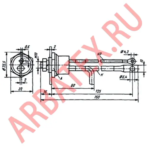 Т25-13 тиристор фото 3 Т25-13 тиристор фото 3