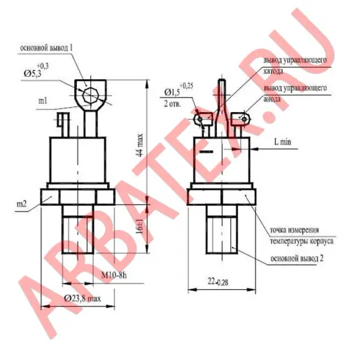 ТСО142-40-7 тиристор фото 3