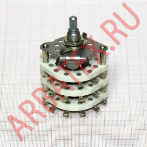 ПГК-11П3Н-15А переключатель галетный фото 4 ПГК-11П3Н-15А переключатель галетный фото 4