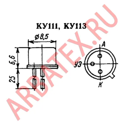 КУ110Б тиристор фото 3