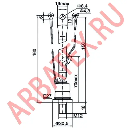 ТБ151-100-15 тиристор фото 3