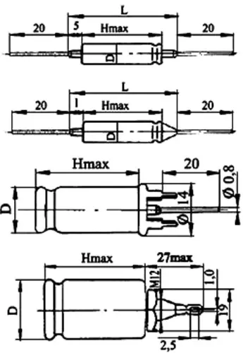 К50-20 160в 100 мкф фото 3