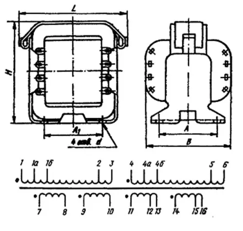 ТН58-127/220-50 трансформатор фото 3 ТН58-127/220-50 трансформатор фото 3