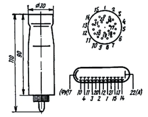 ФЭУ-130 фотоумножитель фото 3 ФЭУ-130 фотоумножитель фото 3