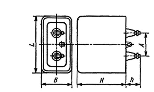К41-1А 6,3кВ 0,25 мкф фото 3 К41-1А 6,3кВ 0,25 мкф фото 3