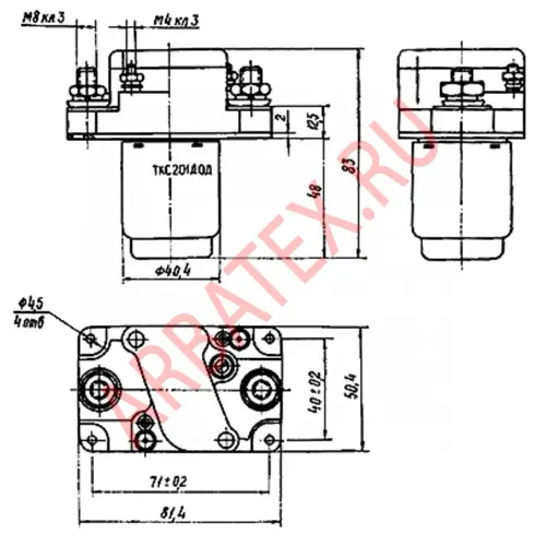 ТКС201ДОД контактор  фото 2