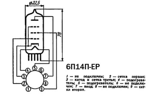 6П14П-ЕР радиолампа фото 3