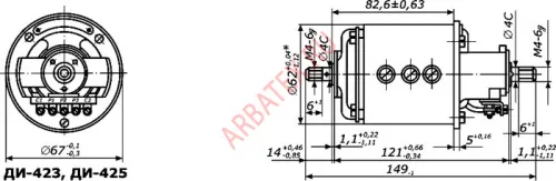 ДИ-423 сельсин фото 2 ДИ-423 сельсин фото 2